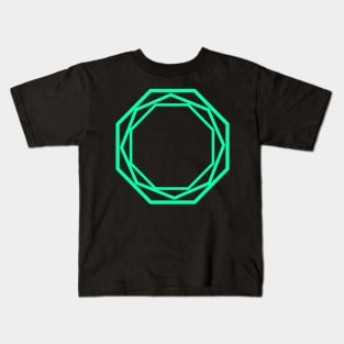 Green Circles Kids T-Shirt